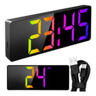 Vækkeur med farvet LED-display