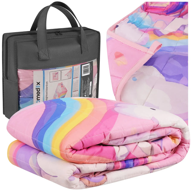 Tyngdedyne til børn 3 kg 100x150 cm, pink