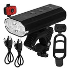 LED-cykellygte 1300 lm + baglygte fra Trizand
