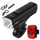 Trizand LED cykellygte 1000lm + baglygte