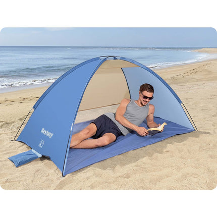 Camping Telt til Strand - Letvægts 2-Personers Telt med UV-Beskyttelse og Sandlommer