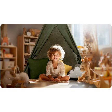 Børnetelt i tipi-design - perfekt til leg og fantasifulde eventyr