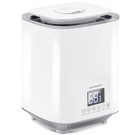 Moderne luftfugter med ionisering og aromaterapi - 2,6L vandtank