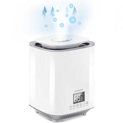 Moderne luftfugter med ionisering og aromaterapi - 2,6L vandtank