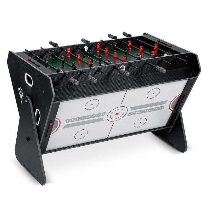 Spillebord 3-i-1 med Billard, Airhockey og Bordfodbold - Perfekt til Familieunderholdning