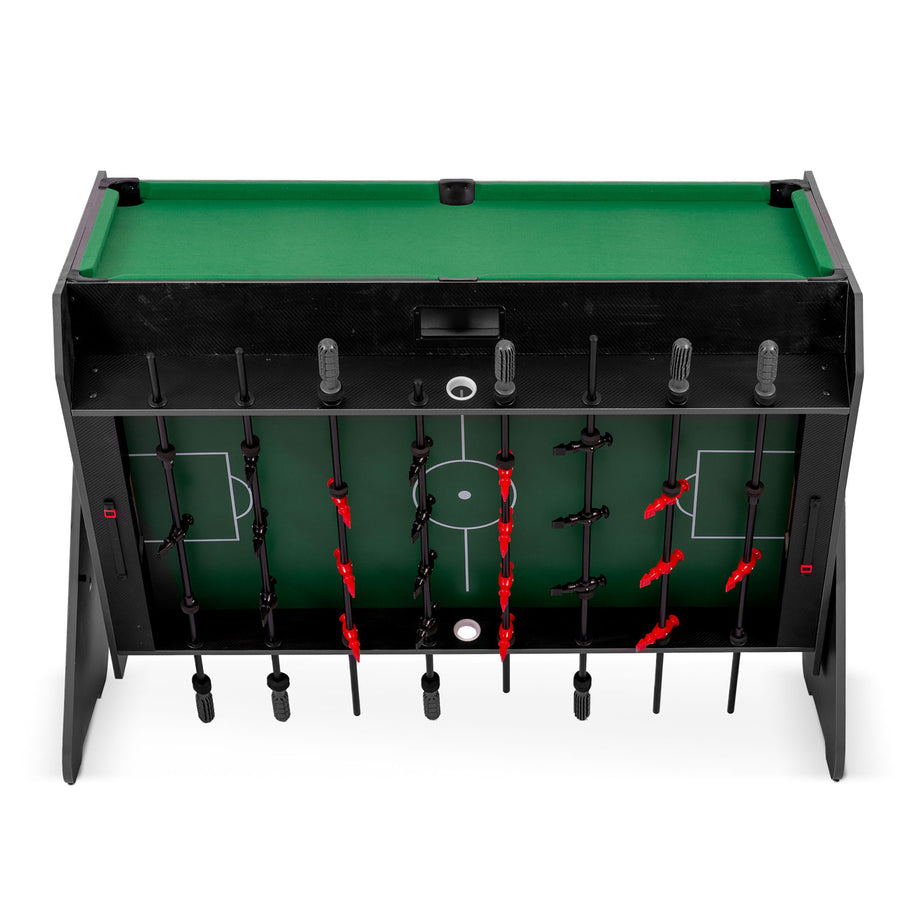 Spillebord 3-i-1 med Billard, Airhockey og Bordfodbold - Perfekt til Familieunderholdning