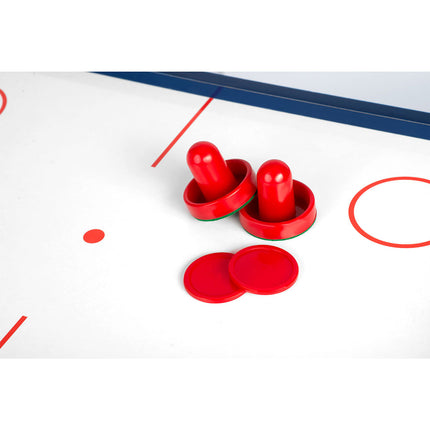 Mini Air Hockey Sæt med Disk og Spillehåndtag - Perfekt til Underholdning derhjemme