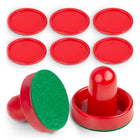 Mini Air Hockey Sæt med Disk og Spillehåndtag - Perfekt til Underholdning derhjemme