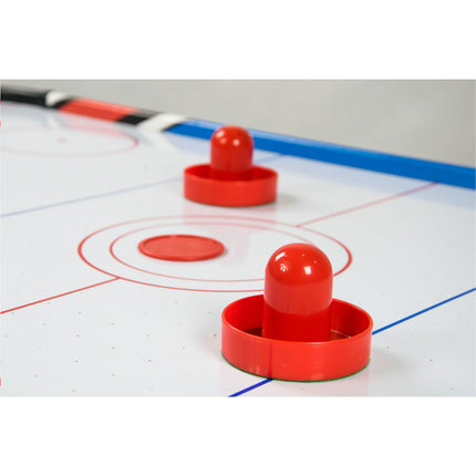 Mini Air Hockey Sæt med Disk og Spillehåndtag - Perfekt til Børneleg og Familieunderholdning