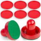 Mini Air Hockey Sæt med Disk og Spillehåndtag - Perfekt til Børneleg og Familieunderholdning