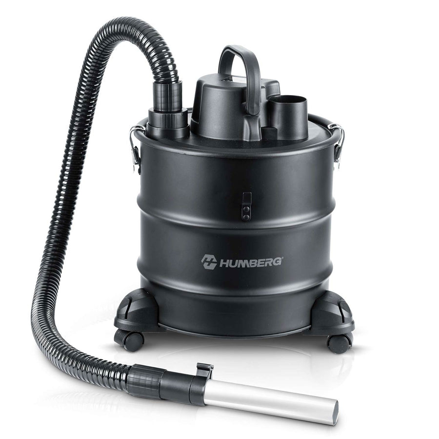 Askesuger til pejs, ovn og grill 1000 W med 18 l metalbeholder og HEPA-filter