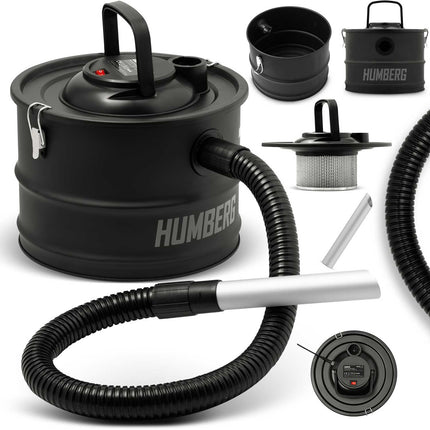 Industriel støvsuger til aske og støv - 15L, 1200W, poseløs med blæsefunktion