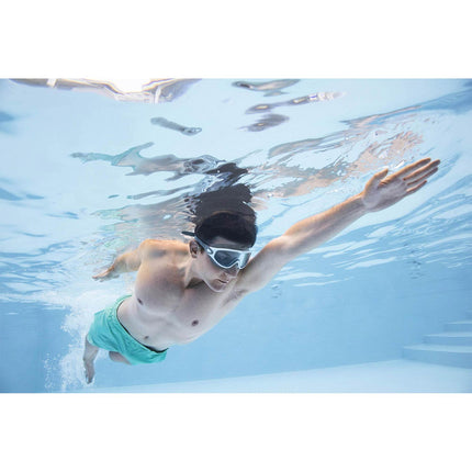 Svømmebriller til pool med polycarbonatlinser og justerbar strop – universalstørrelse, latexfri – Bestway