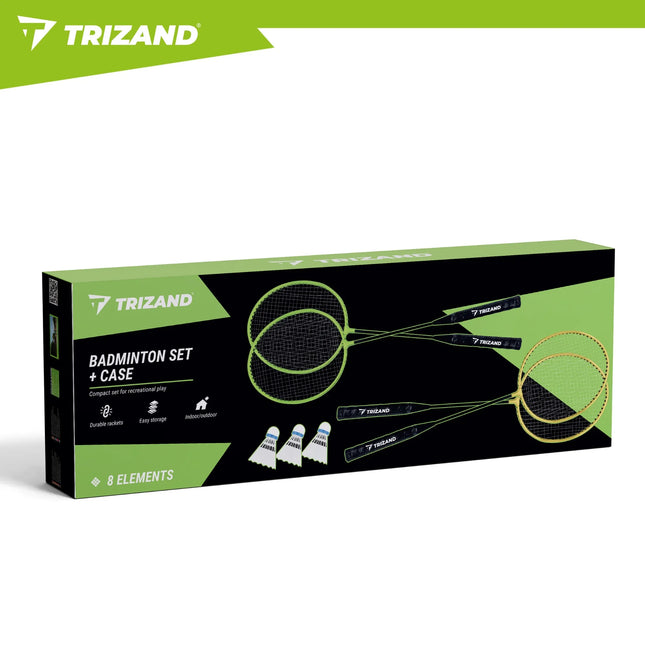 Badmintonsæt i taske – 8 dele. Trizand
