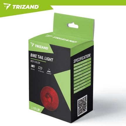 Trizand rød cykellygte