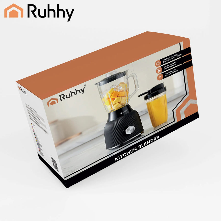 Ruhhy 1200 W blender med beholder