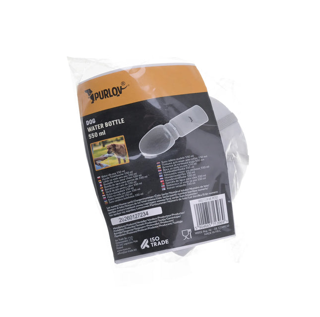 Hunde-vandflaske 550 ml Purlov