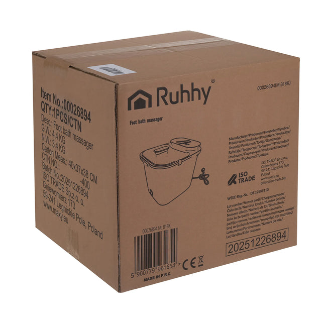 Ruhhy 26894 fodmassager med varmefunktion