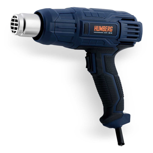 Elektrisk varmepistol 2000 W med justerbar temperatur og udskiftelige dyser til hjemmet