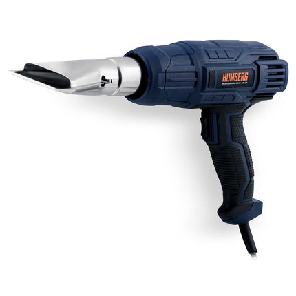 Elektrisk varmepistol 2000 W med justerbar temperatur og udskiftelige dyser til hjemmet