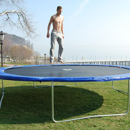 Beskyttelseskrave til trampolin 183 cm - Slidstærkt PVC fjederbetræk med skumindlæg