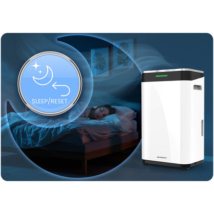 Kompressor-affugter 25 l/døgn med hygrostat, Wi-Fi og 6,5 l vandtank – hvid