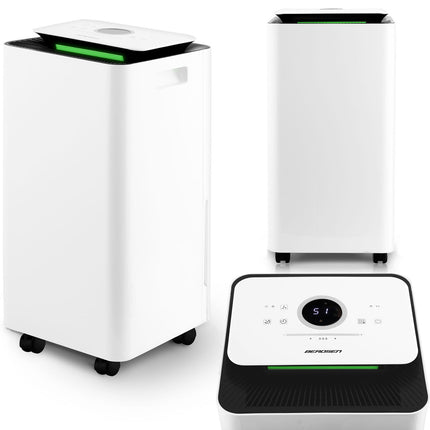 Effektiv affugter til hjemmet - 12L daglig kapacitet, kompakt design