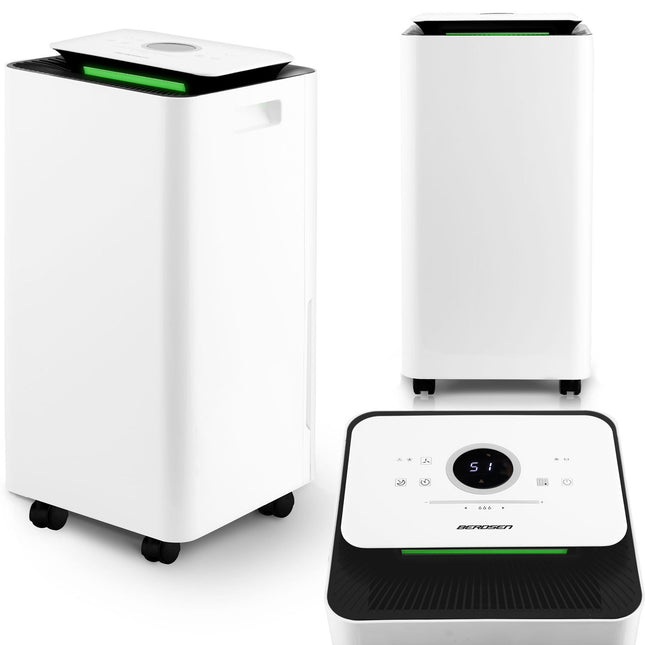 Effektiv affugter til hjemmet - 12L daglig kapacitet, kompakt design