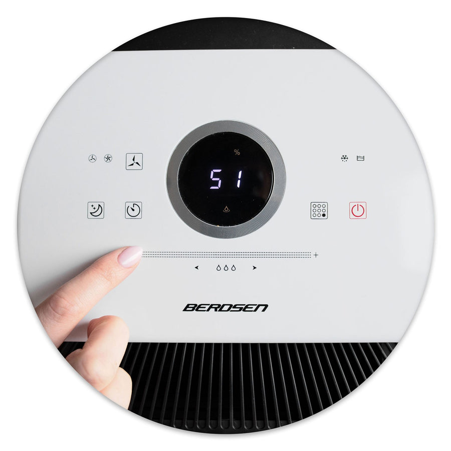 Effektiv affugter til hjemmet - 12L daglig kapacitet, kompakt design
