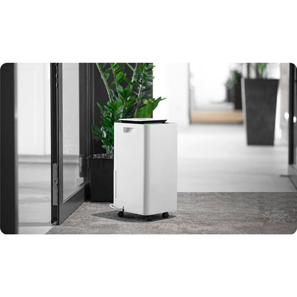 Effektiv affugter til hjemmet - 12L daglig kapacitet, kompakt design