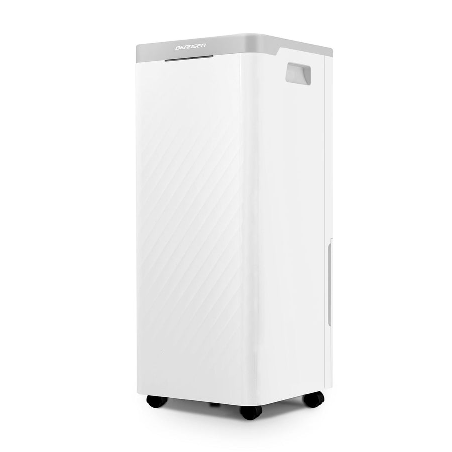 Affugter med kompressor - effektiv lufttørrer til hjemmet, 20L/24H, moderne design, LCD-display og hygrostat