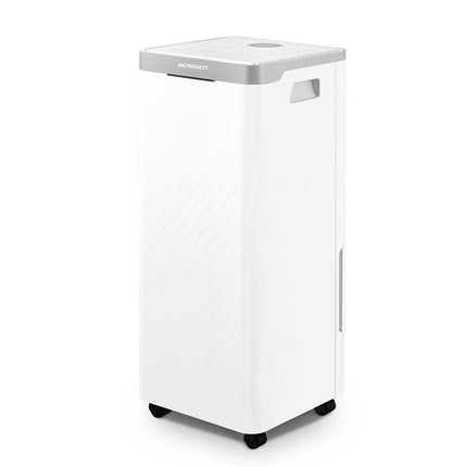 Affugter med kompressor - effektiv lufttørrer til hjemmet, 20L/24H, moderne design, LCD-display og hygrostat