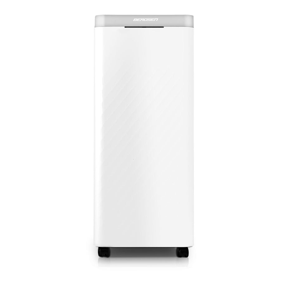 Affugter med kompressor - effektiv lufttørrer til hjemmet, 20L/24H, moderne design, LCD-display og hygrostat