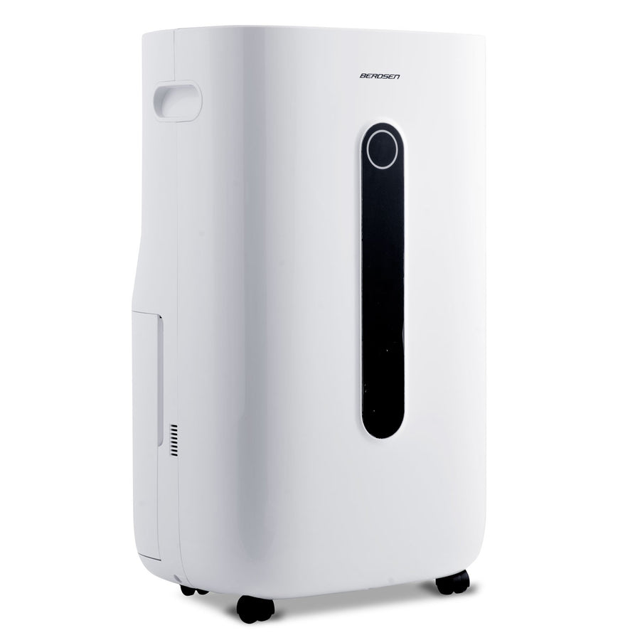 Lufttørrer med kompressor - effektiv affugter til hjemmet, 20 l/24 t, LCD-display, 6,5 l vandtank