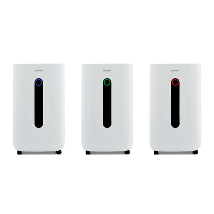 Lufttørrer med kompressor - effektiv affugter til hjemmet, 20 l/24 t, LCD-display, 6,5 l vandtank