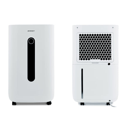 Lufttørrer med kompressor - effektiv affugter til hjemmet, 20 l/24 t, LCD-display, 6,5 l vandtank