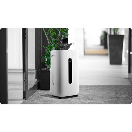 Lufttørrer med kompressor - effektiv affugter til hjemmet, 20 l/24 t, LCD-display, 6,5 l vandtank