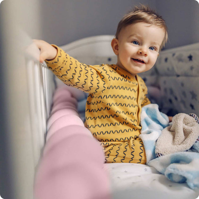 Vuggeseng i antiallergisk materiale - 3m, rosa svøb til babyer
