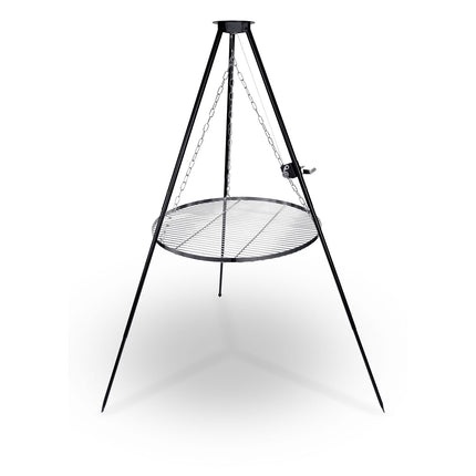 Trebensgrill med 80 cm rist - Perfekt til bål og udendørs madlavning