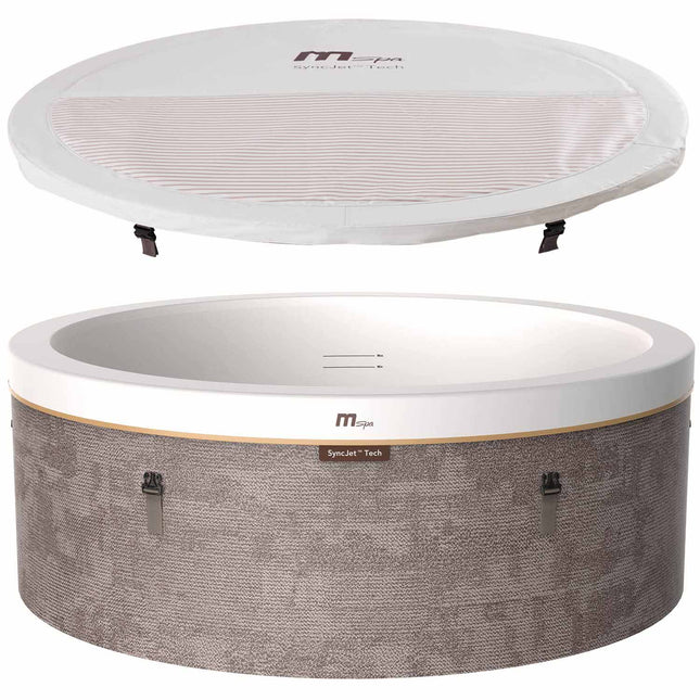 Spabad med EPE-skumpaneler og hydromassage til 6 personer – 850 l, UVC, WiFi – Cocoon – mSpa
