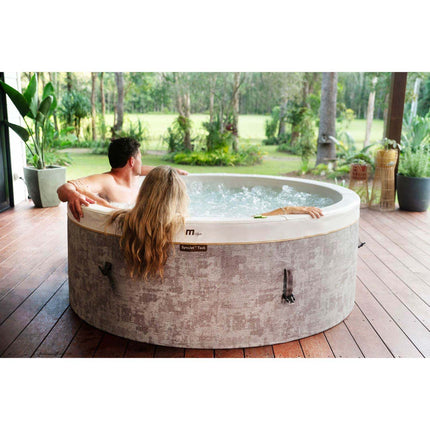 Spabad med EPE-skumpaneler og hydromassage til 6 personer – 850 l, UVC, WiFi – Cocoon – mSpa