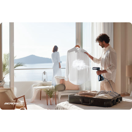 Tøjdamper 1500W - Effektiv og hurtig damp til glatning af tøj og møbler