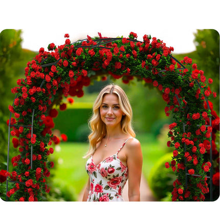 Holdbar havepergola 240 cm til klatreplanter - nem montering og vejrbestandig konstruktion