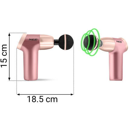 Kropsmassagepistol med 8 udskiftelige hoveder - Effektiv afslapning og muskelregenerering