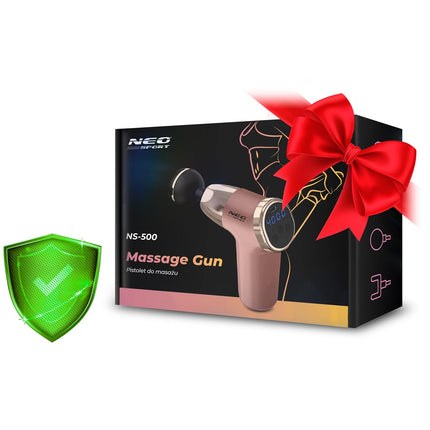 Kropsmassagepistol med 8 udskiftelige hoveder - Effektiv afslapning og muskelregenerering