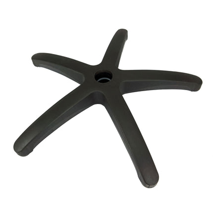 Lænestolsfod i nylon - stabil base til kontorstole og lænestole, diameter 64 cm