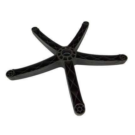 Lænestolsfod i nylon - stabil base til kontorstole og lænestole, diameter 64 cm