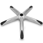 Lænestolsfod i nylon med 70 cm diameter - stabil base til kontorstole og lænestole
