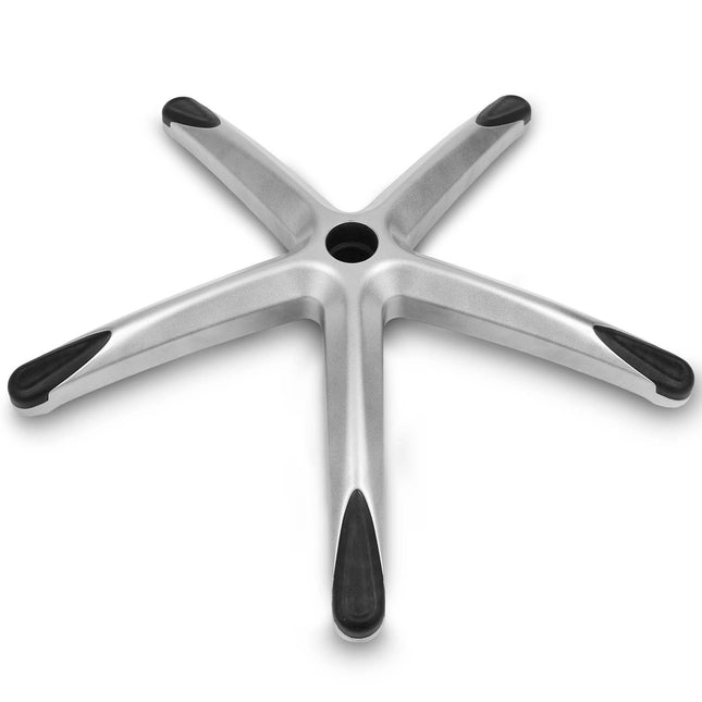 Lænestolsfod i nylon med 70 cm diameter - stabil base til kontorstole og lænestole