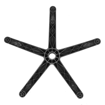 Lænestolsfod i nylon med 70 cm diameter - stabil base til kontorstole og lænestole